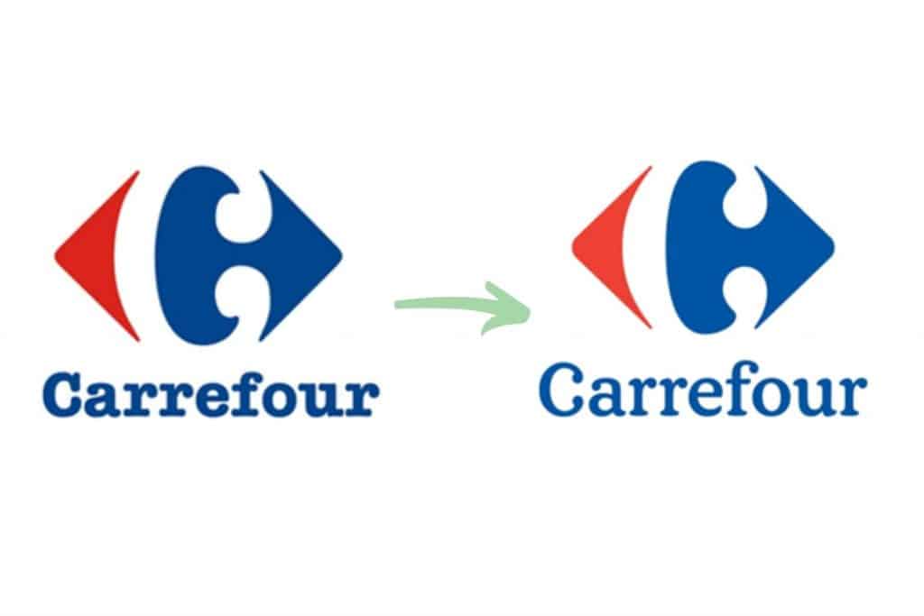 Subtelna zmiana w logo sieci Carrefour 