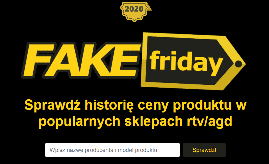 Strona fakefriday.org