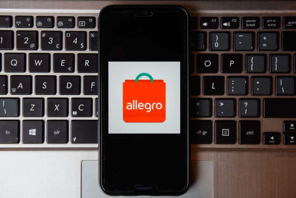 Aplikacja Allegro na telefonie 